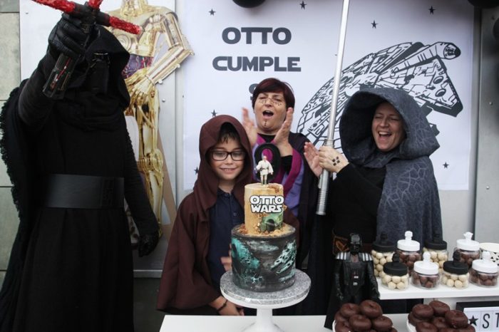 Decoración fiesta Star Wars para el cumpleaños de Otto