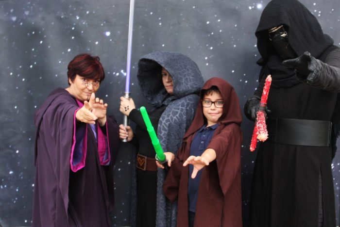 Animación infantil personajes Star Wars