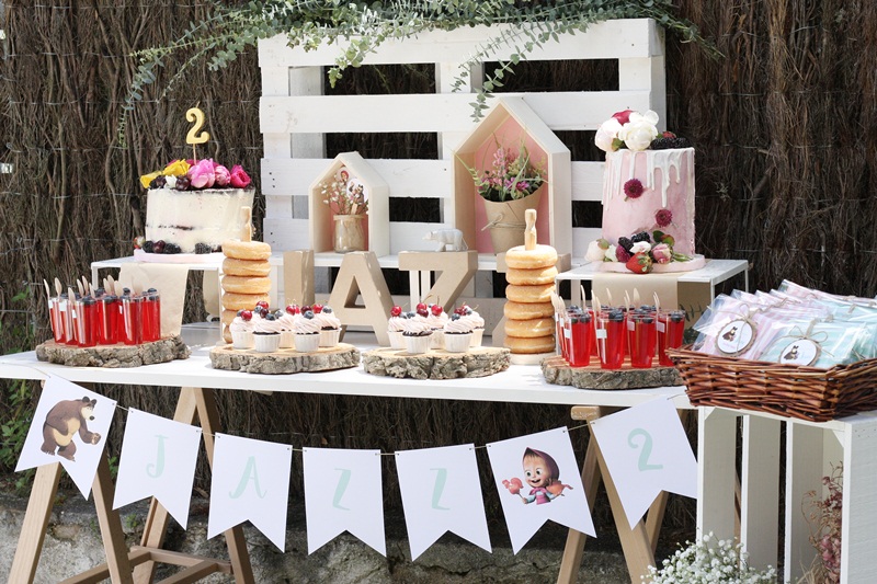 Fiesta temática de Masha y el Oso