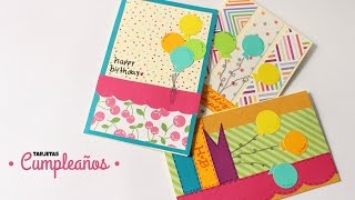 Como Hacer Cartas / Tarjetas de Cumpleaños!!! | Fáciles y Bonitas
