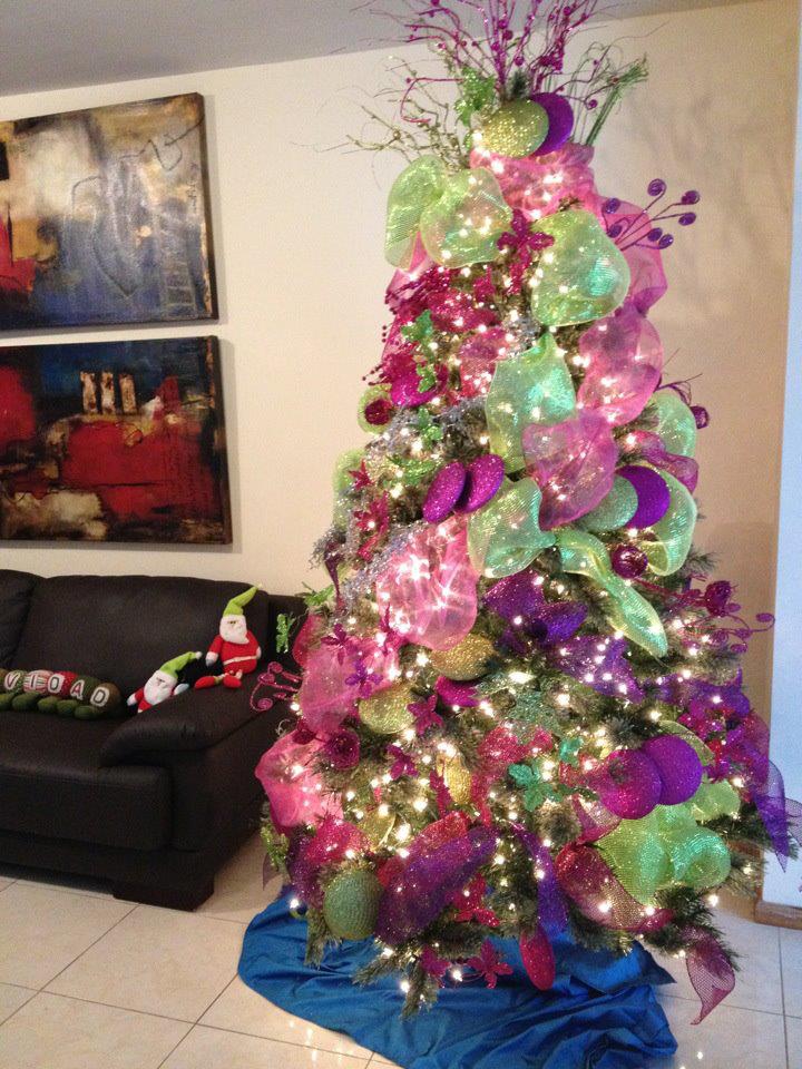 Arboles de Navidad con malla