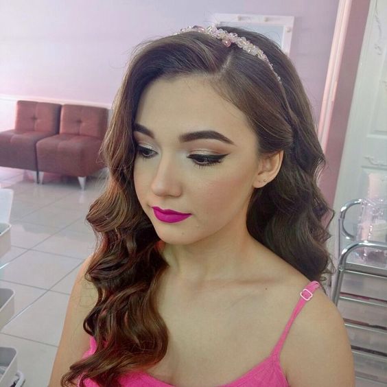 Maquillaje sencillo para quince años