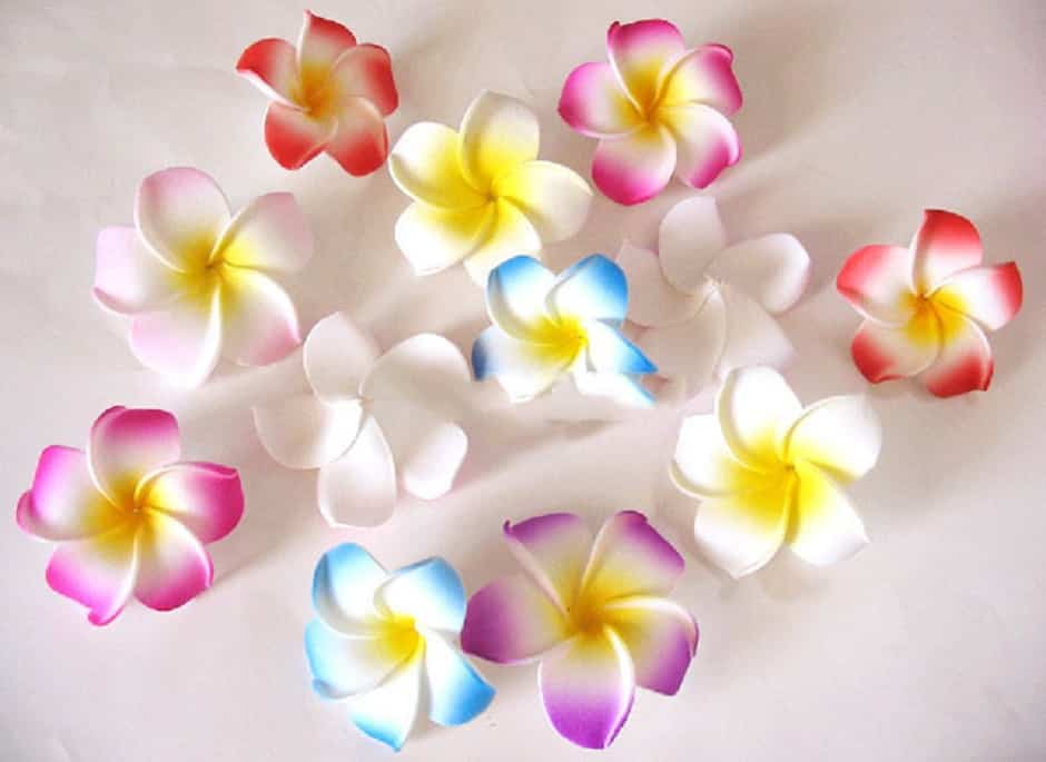 hacer flores de goma Eva