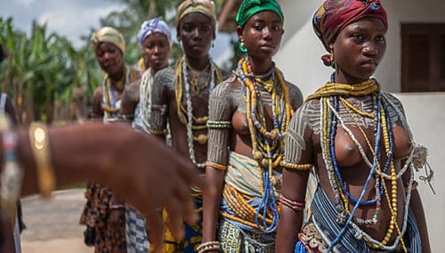 Boda tradicional en África