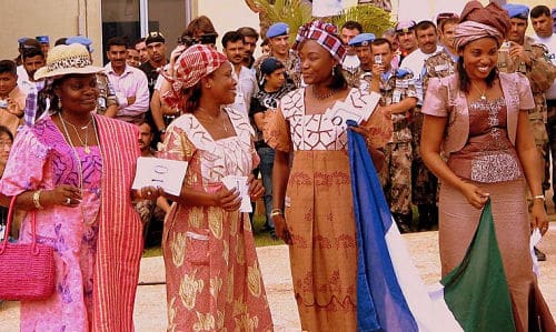 Boda tradicional en África