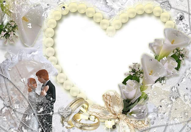 Marcos para fotos en forma de corazón