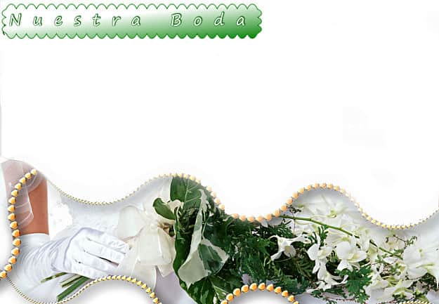 Marcos para fotos de boda gratis