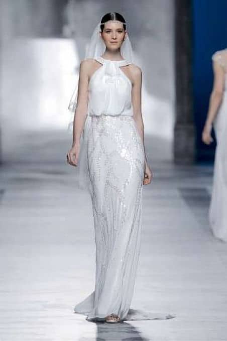 Vestido novia vintage ideal embarazada