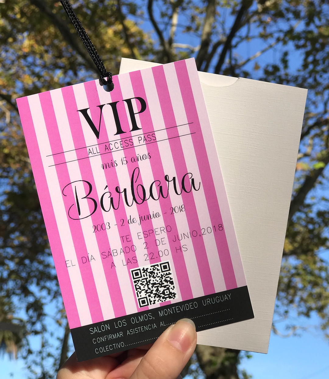 Invitaciones para xv años fashion