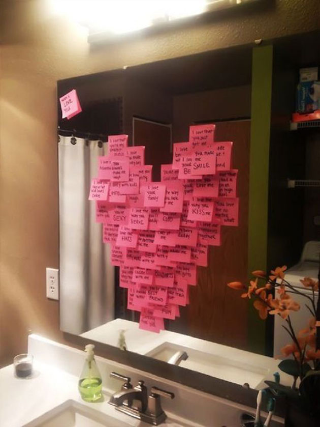 Idea para decorar una habitación romántica en San Valentín para tu pareja
