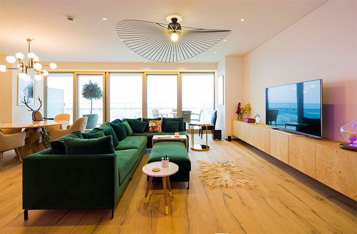 Lámparas de diseño para techos baños: Vértigo